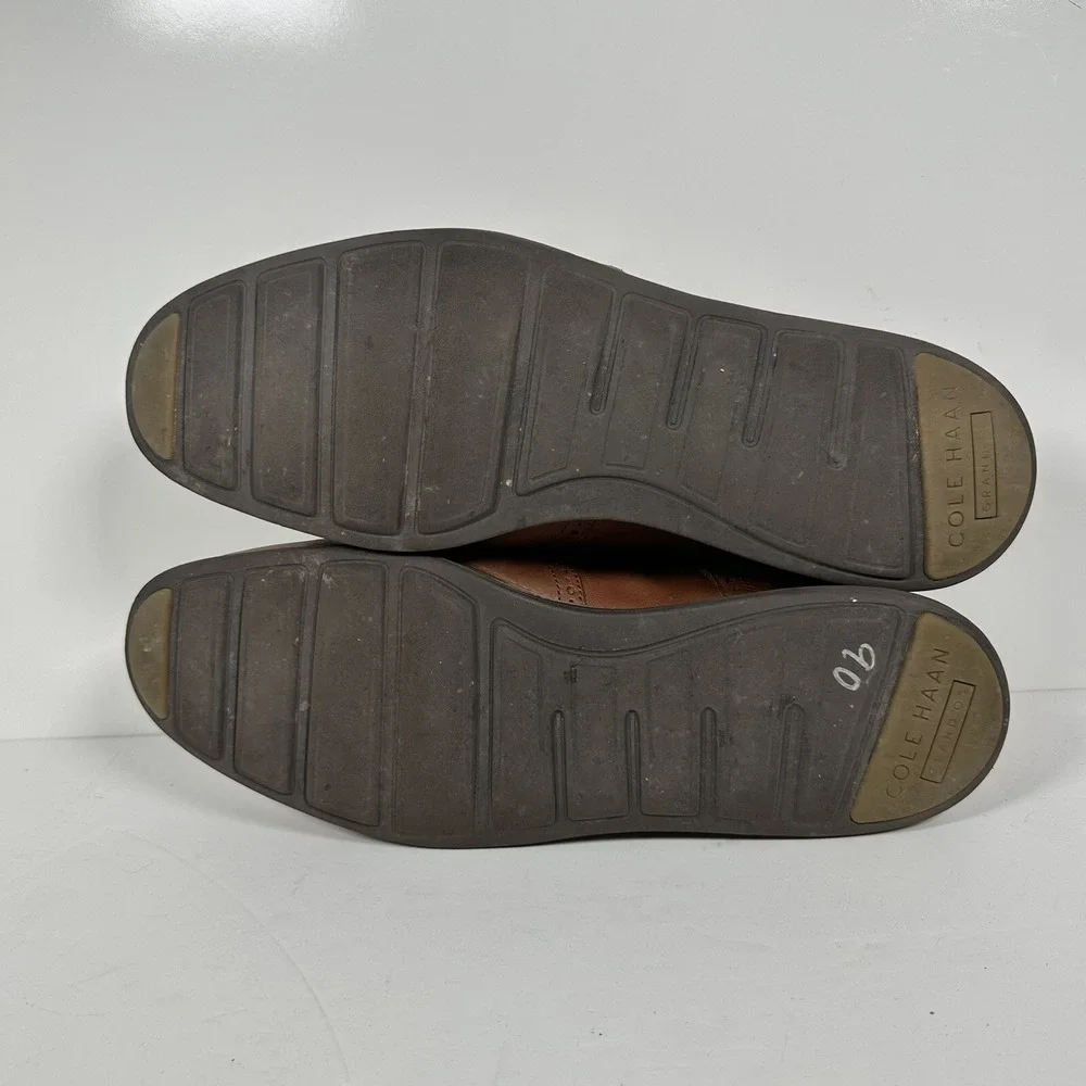 Cole Haan C26472 Original‎ Grand OS Wingtip Oxford Shoes Brown Mens Size 13 M